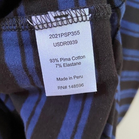 Universal Standard Rhine Crew Neck Color Block Cuff Striped Dress  4 NWT - Picture 12 of 13